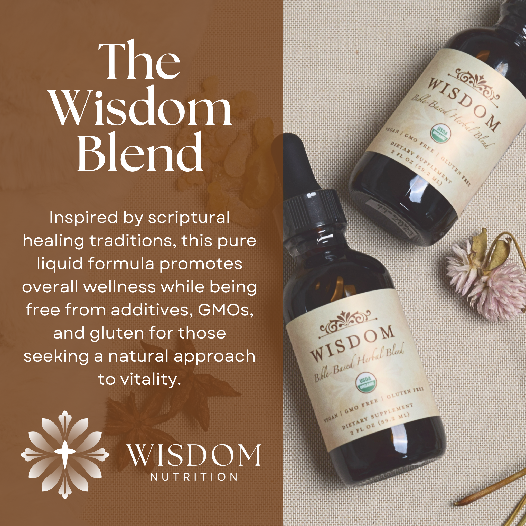 Wisdom Formula — Adaptogenic Herbal Blend for Balance & Resilience