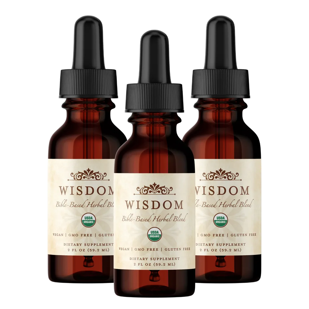 3 bottle Wisdom Formula routine