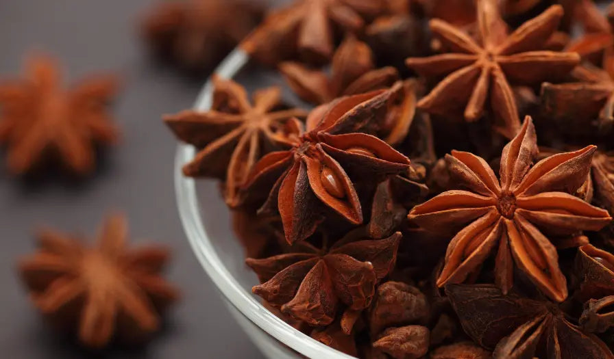 Whole star anise pods